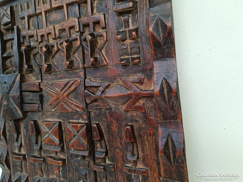 Antique African Dogon carved wooden door Mali 738 8530