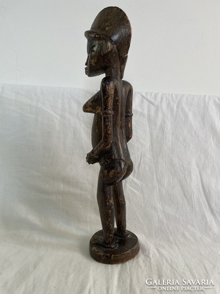 African carved wood sculpture