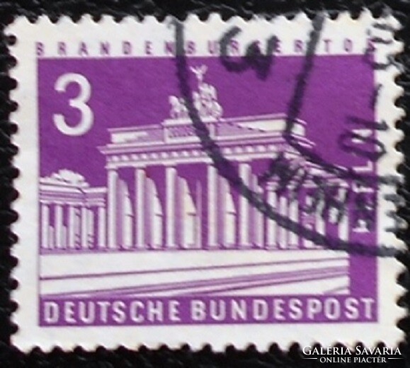 BB231p / Németország - Berlin 1963 Berlini városképek bélyeg pecsételt