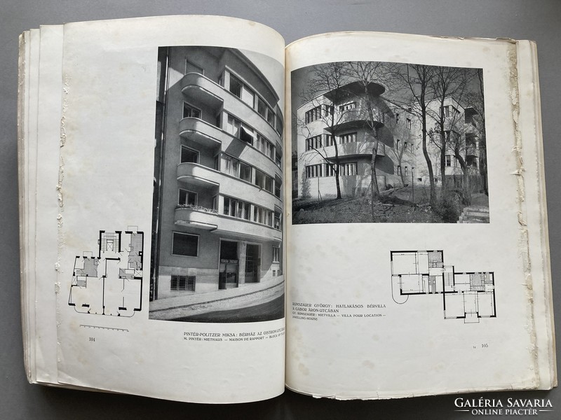 New Hungarian architectural art. II. Vol., 1938 - Kozma, Irsy, Málna with Bauhaus buildings