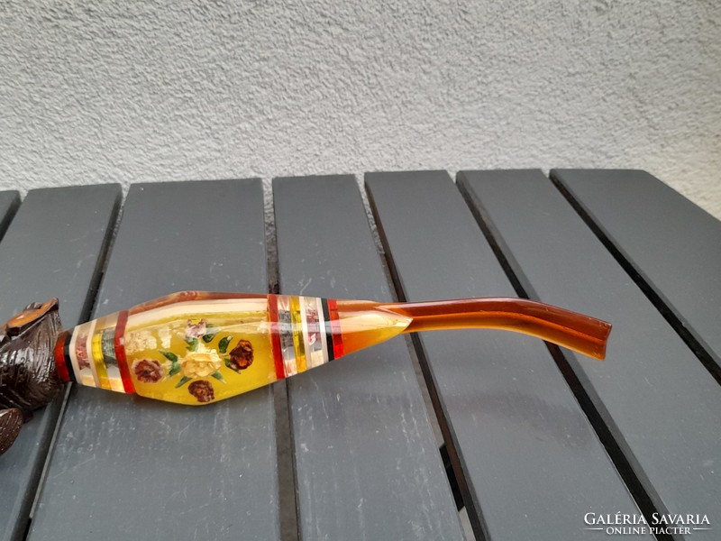 Rare amber pipe