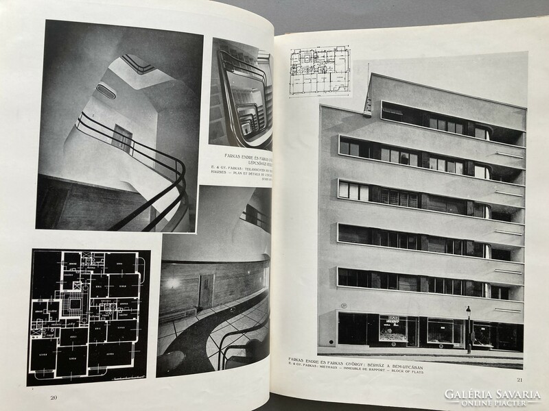 New Hungarian architectural art. II. Vol., 1938 - Kozma, Irsy, Málna with Bauhaus buildings