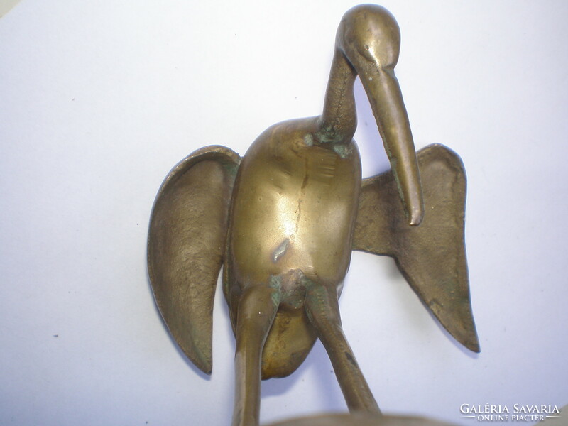 Brass bird 14 cm high