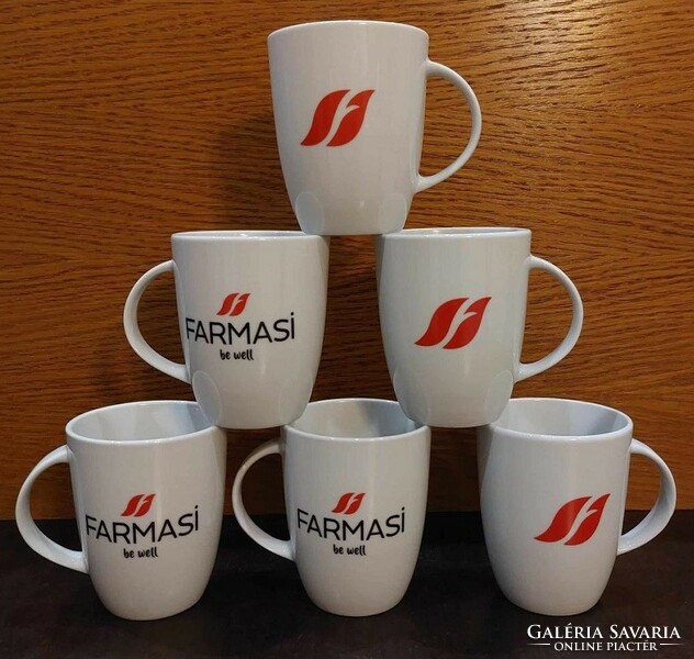 Quality luxury mug with Farmasi logo (2 pcs) 2.5 dl - new unopened at a discounted price!