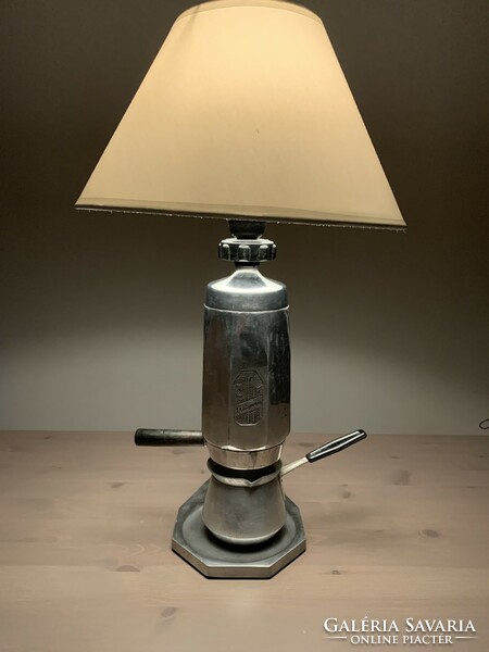 Régi Unipress kávéfőző lámpa, asztali lámpa