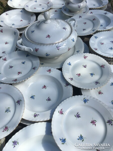 Antique thun tableware for 12 people