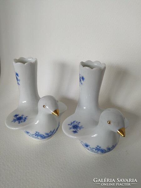 Fairy bareuther dove vase pair