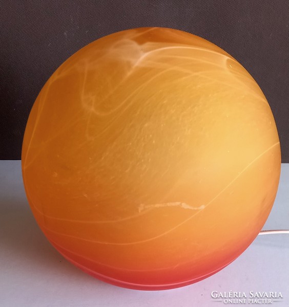 Huge glass sphere table lamp negotiable design