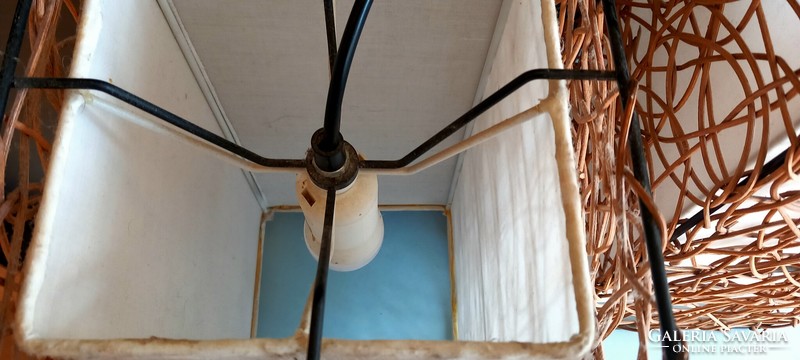 2 Cane ceiling lamps negotiable art deco design