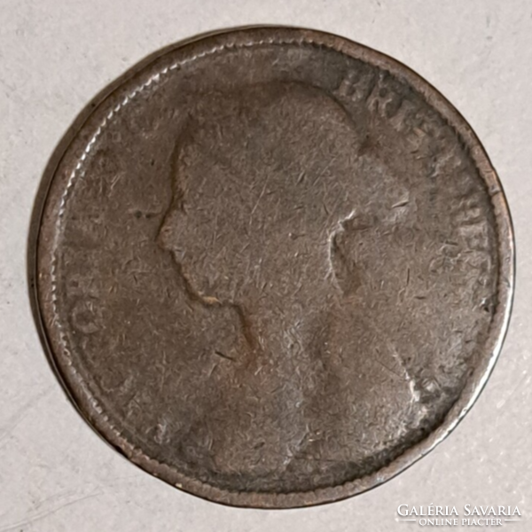 1887.Egyesült Királyság, Viktória királynő 1 penny (806)