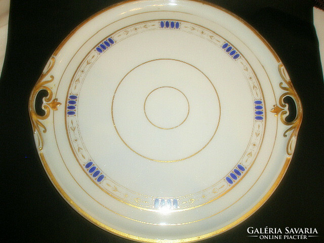 1880 Pirkenhammer cartilage. Tray cake plate - 40 cm - art&decoration