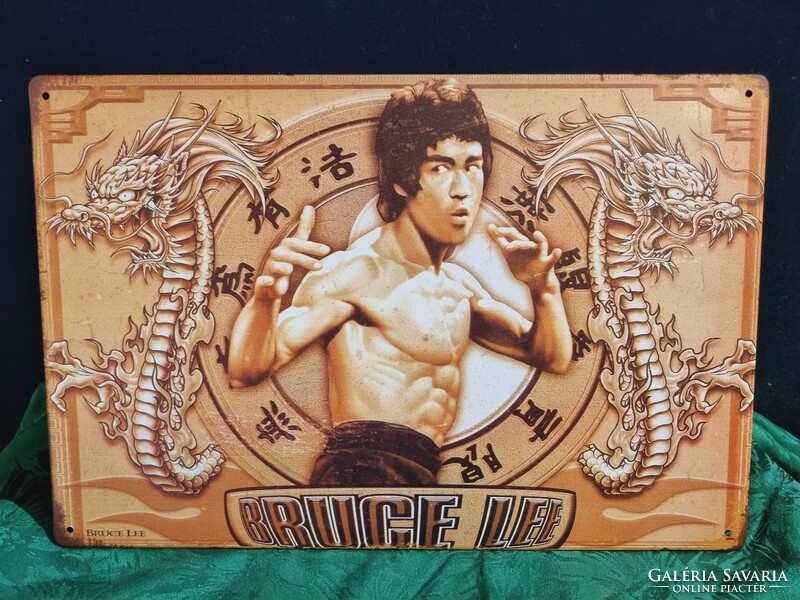 Bruce Lee  Vintage fém tábla ÚJ! (94)