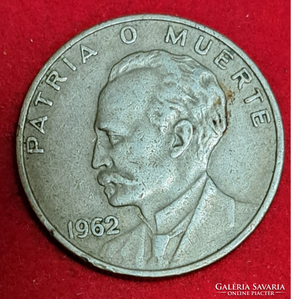 1962. Kuba  20 Centavos Patria O Muerte (1620)