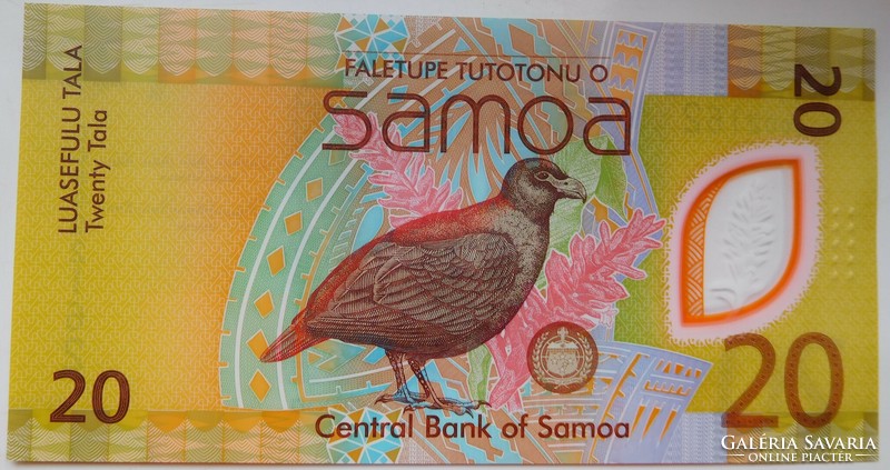 Szamoa 20 tala 2023 UNC Polimer