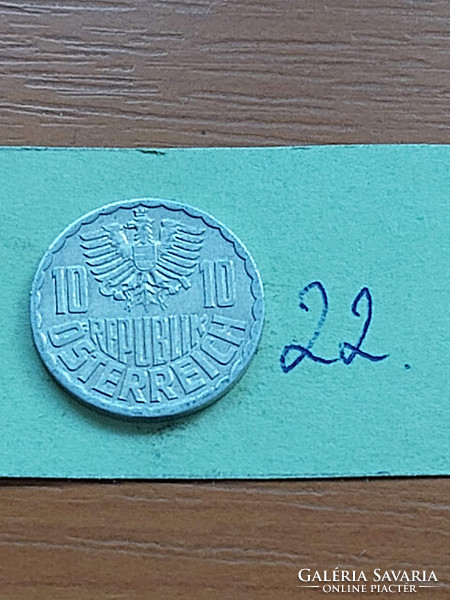 Austria 10 groschen 1975 alu. 22