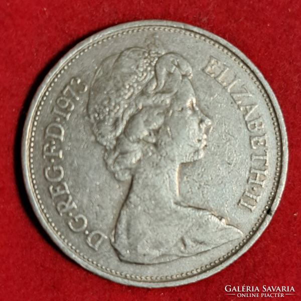 1973. England 10 pence (327)