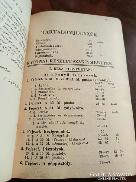 Military pocket encyclopedia 1939. Sándor Zachár General Staff Guard compiled based on the latest regulations