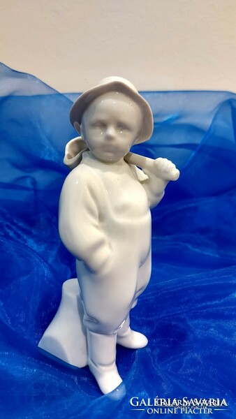 Zsolnay porcelain sinko jug boy