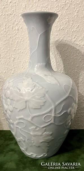 A large relief pattern vase from Herend