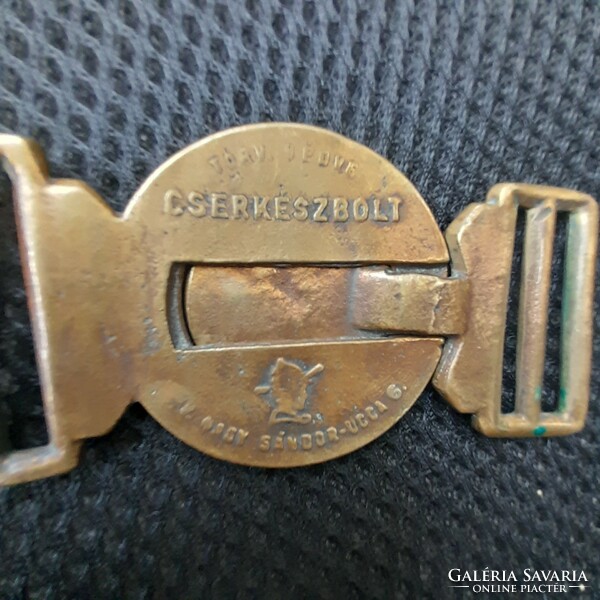 Antique scout belt buckle