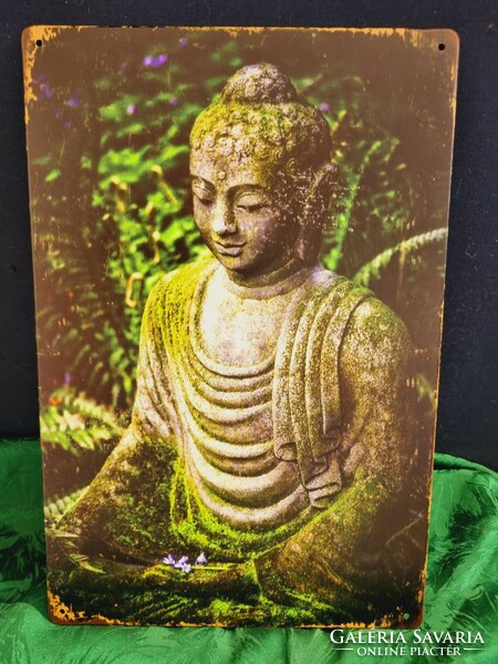 Buddha Vintage fém tábla ÚJ! (46-7382)