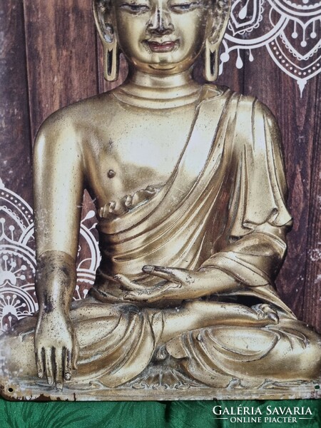 Buddha decorative vintage metal sign new! (35-7372)