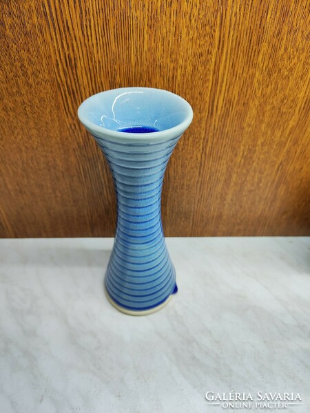 Ceramic candle holder with a retro look