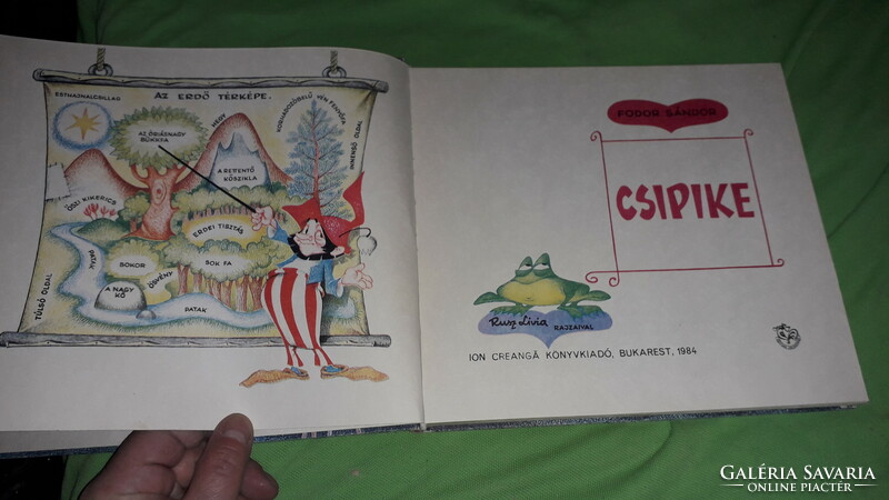 1981.Fodor Sándor - Csipike az óriás törpe képes mese könyv a képek szerint BUKAREST