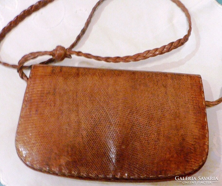 Vintage snakeskin women's bag