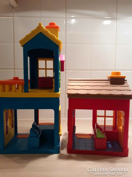Elc happyland tea room and bakery + post office dollhouse 2 in one