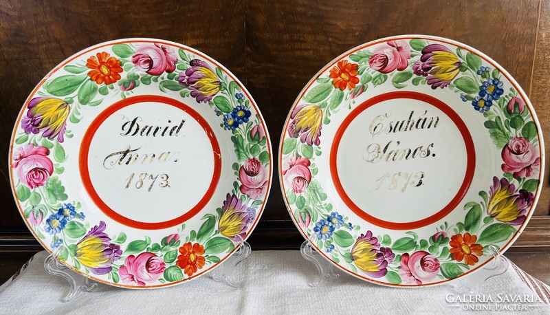 Abátfalvi's famous year plates