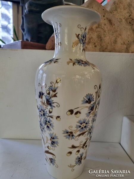Zsolnay vase with cornflower pattern 35cm - 51934
