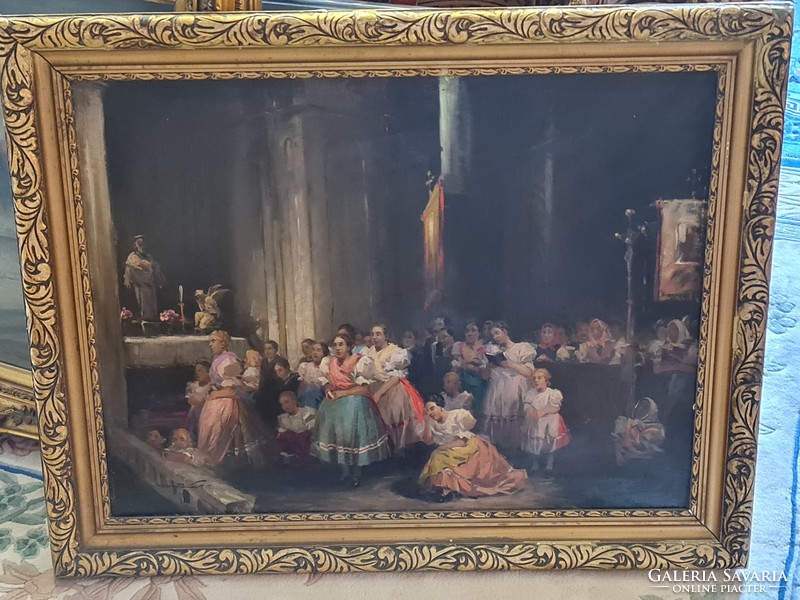 Old painting (Gyula Gyertyáni German) - sale