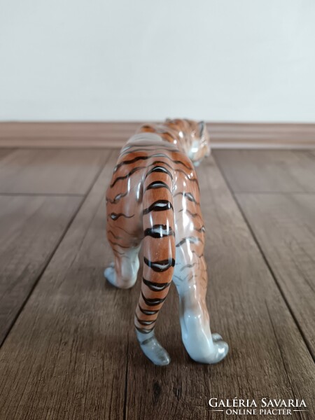 Régi Herendi porcelán tigris