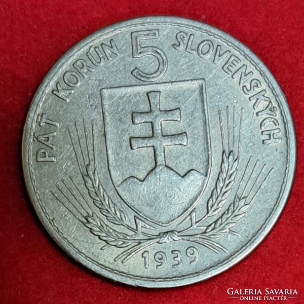 1939. 5 Korona Slovakia (1606)