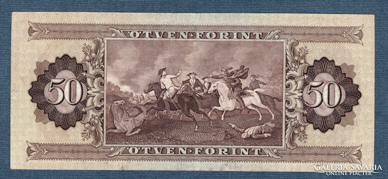 50 Forint 1980  A Kádár korszak 4. Kiadása