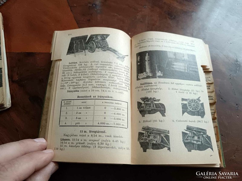 Katonai zsebkönyv 1928-ból, nagyon szép állapotban, korabeli hirdetésekkel, vászon kötésben, gyűjtői