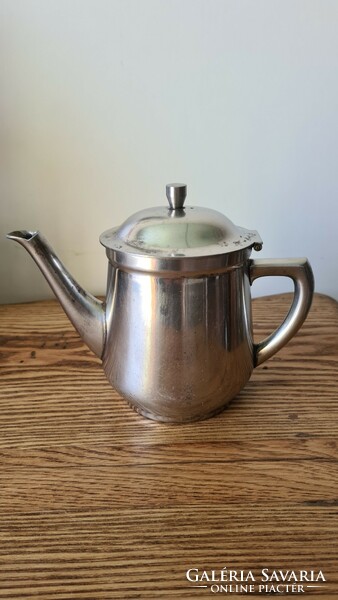 Small metal teapot