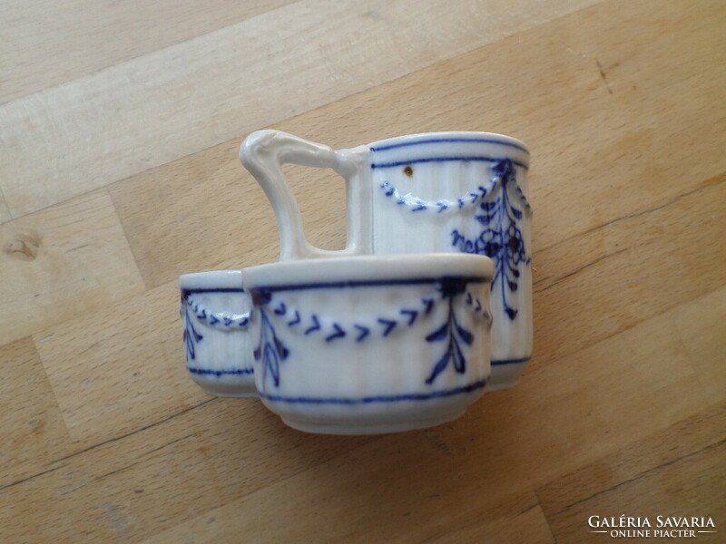 Old-antique porcelain table salt shaker