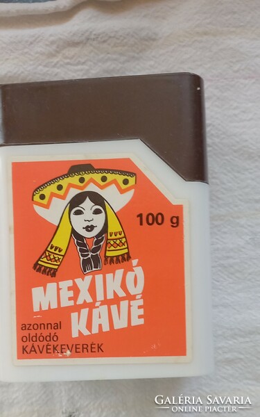 Mexikói kávé kávésdoboz retro