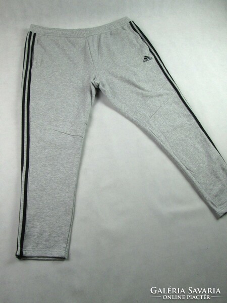 Original adidas (2xl / 3xl) men's gray leisure pants / sweatpants