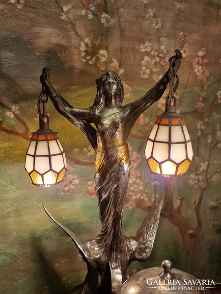 Old art nouveau lamp