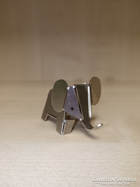Mini fém elefánt