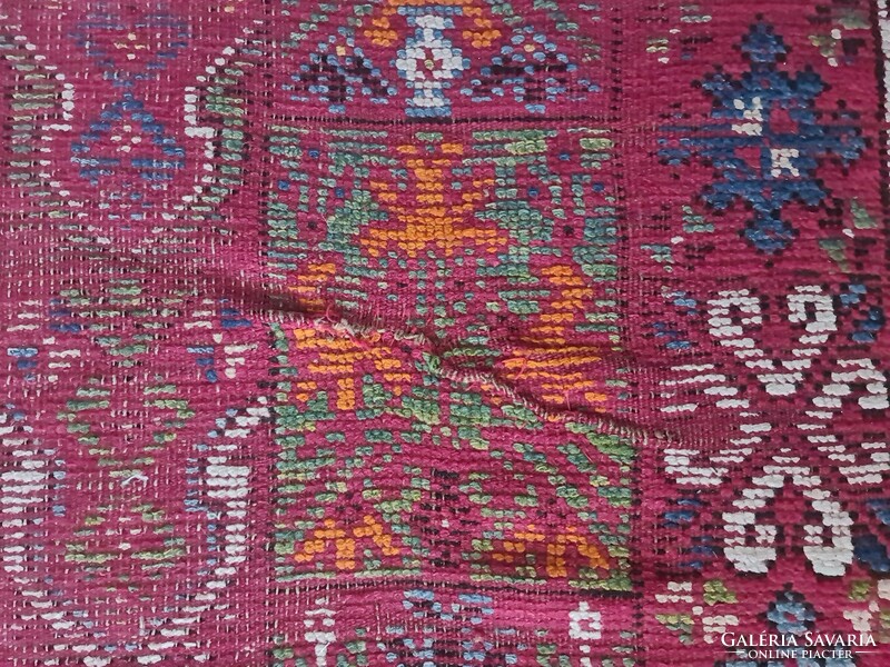 Antique huge Moroccan rabat rug