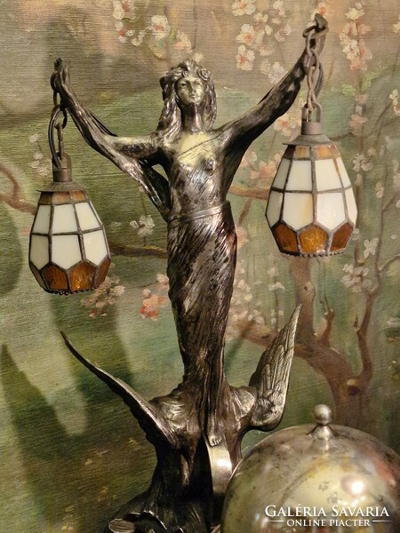 Old art nouveau lamp