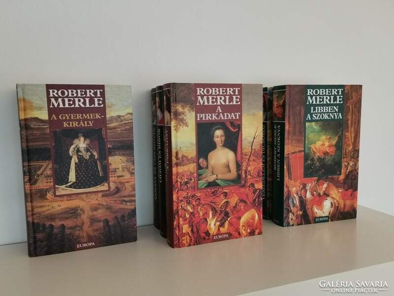 ROBERT MERLE: FRANCIA HISTÓRIA I-XIII. - TELJES SOROZAT