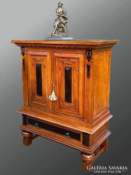 Antique effect small cabinet