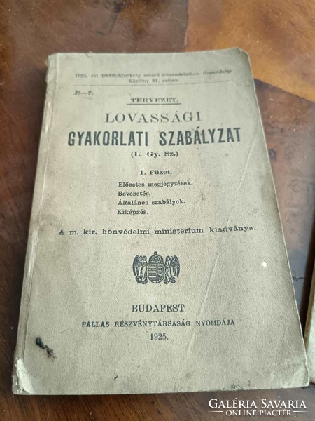 Cavalry practice regulations, 4 booklets, 1. 2. 2/A and 4. With all attachments, complete, rare piece