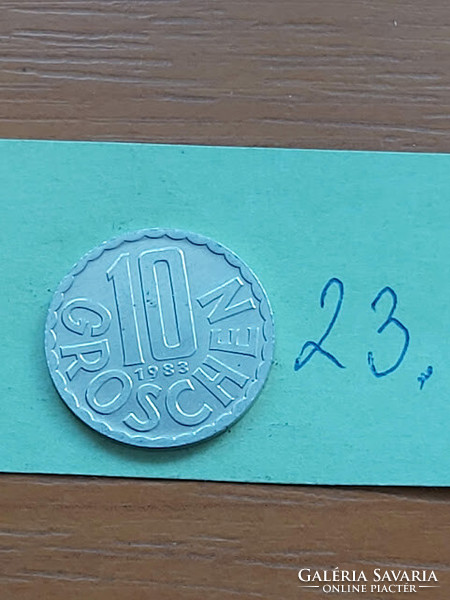 Austria 10 groschen 1983 alu. 23