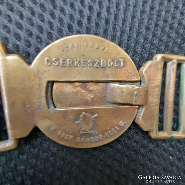 Antique scout belt buckle